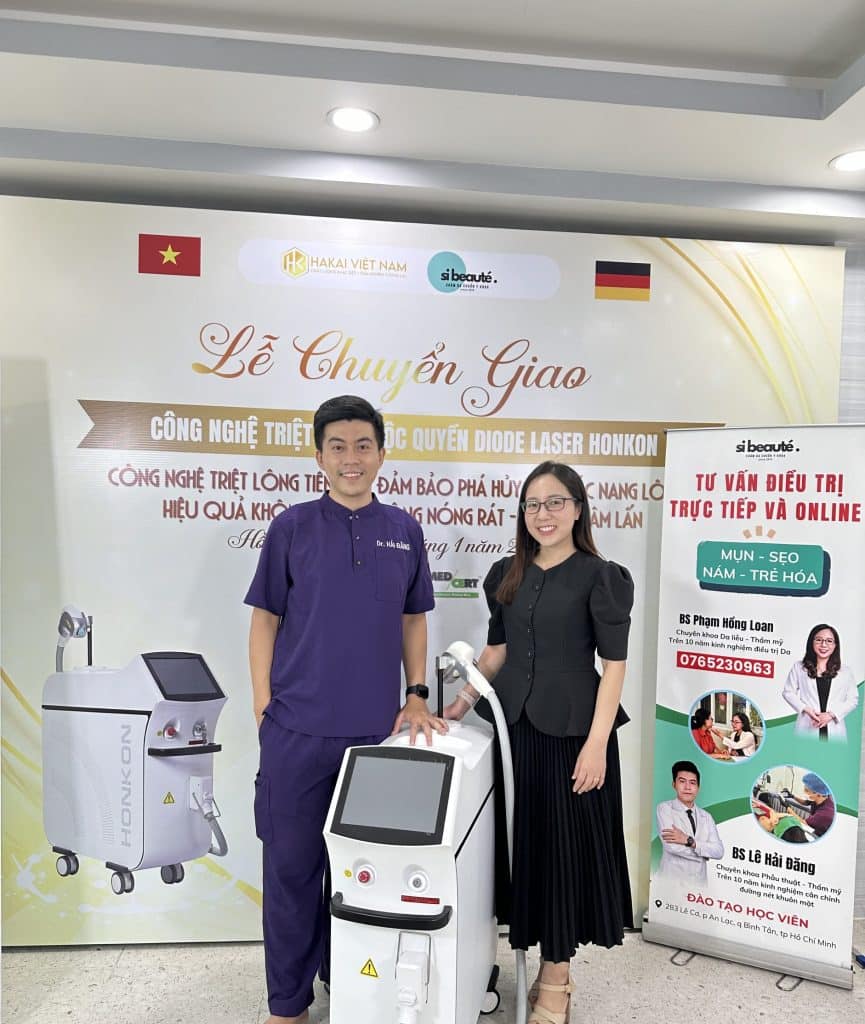 Lễ kí kết chuyển giao máy triệt lông công nghệ Diode Laser - Si Beauté
