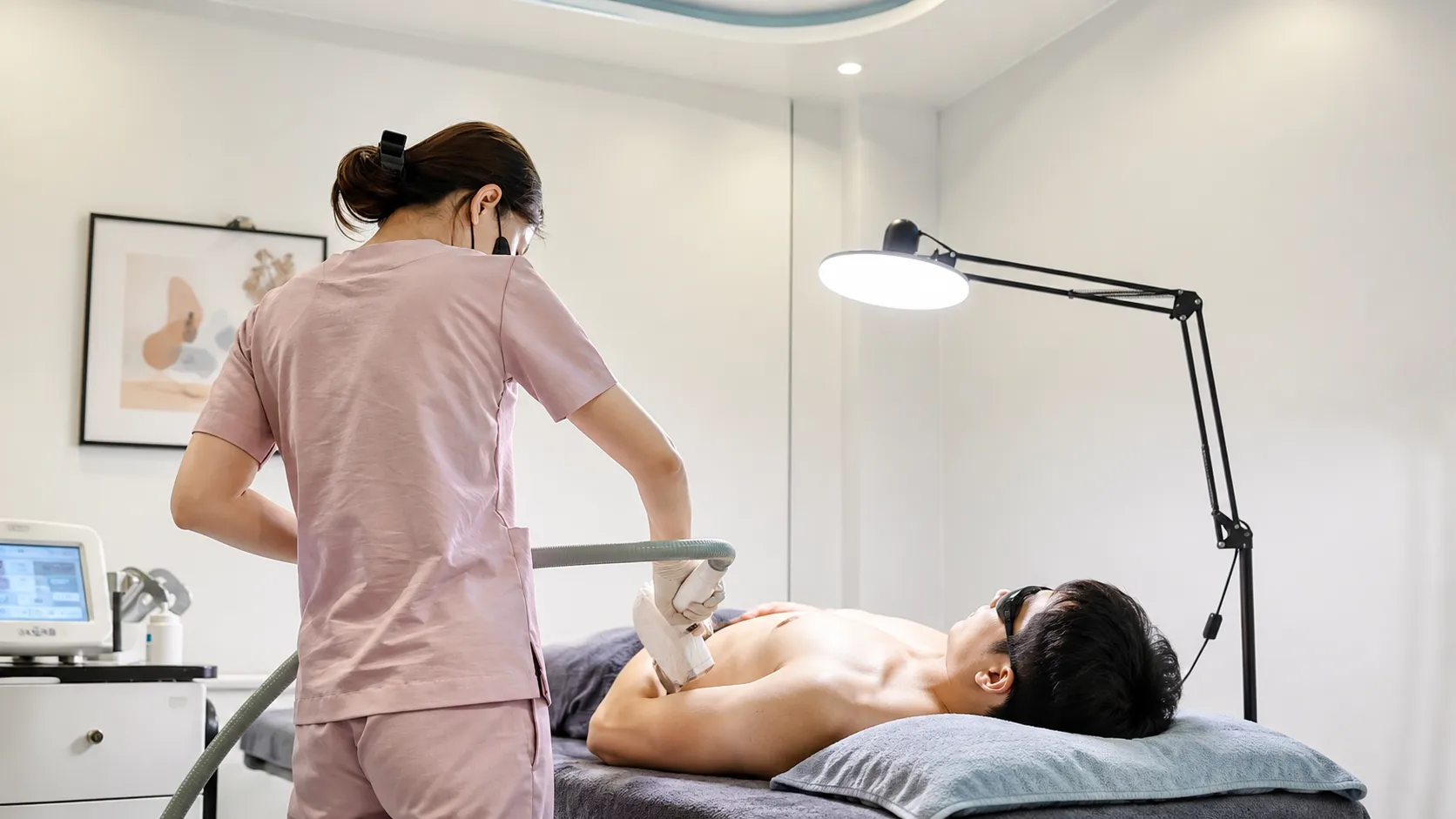 Triệt lông nam tại SI Beauté bằng công nghệ laser diode