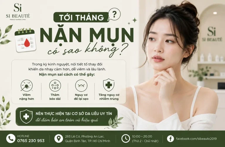 Tới Tháng Nặn Mụn Có Sao Không? 5 Điều Quan Trọng Nên Chú Ý