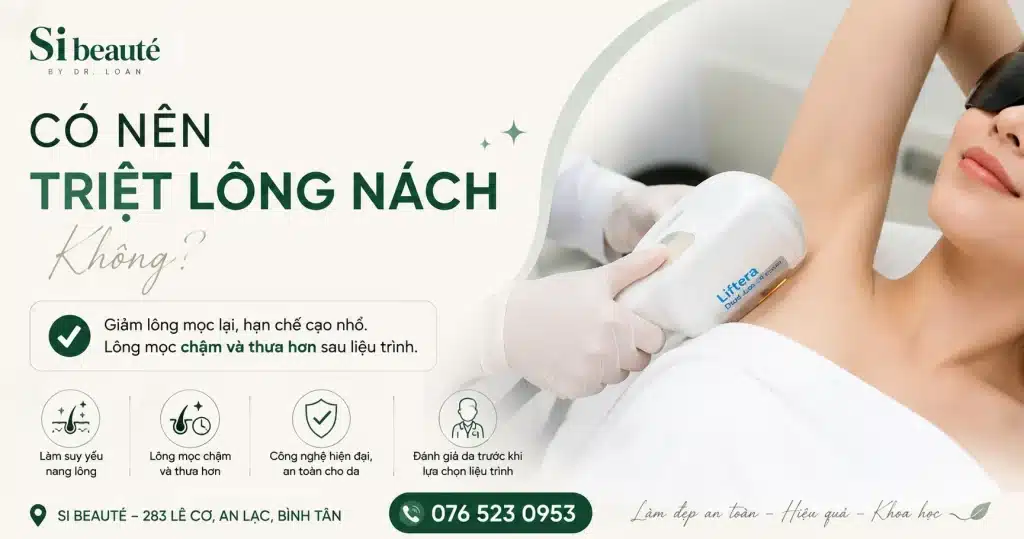 Có Nên Triệt Lông Nách Không?