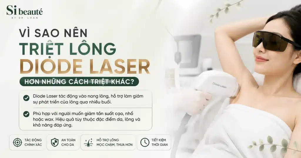Vì Sao Nên Triệt Lông Diode Laser Hơn Những Cách Triệt Khác?
