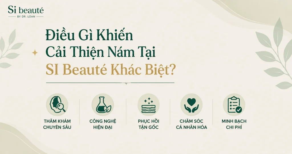 Điều Gì Khiến Cải Thiện Nám Tại SI Beauté Khác Biệt?