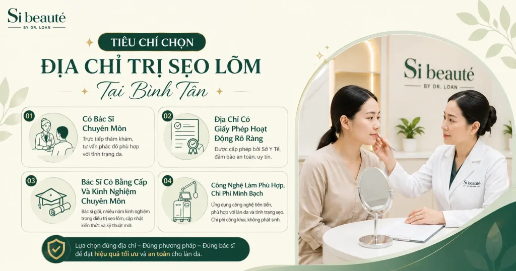 Tiêu Chí Chọn Địa Chỉ Trị Sẹo Lõm Tại Bình Tân
