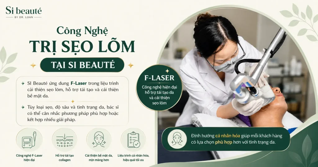 Công Nghệ Trị Sẹo Lõm Tại SI Beauté