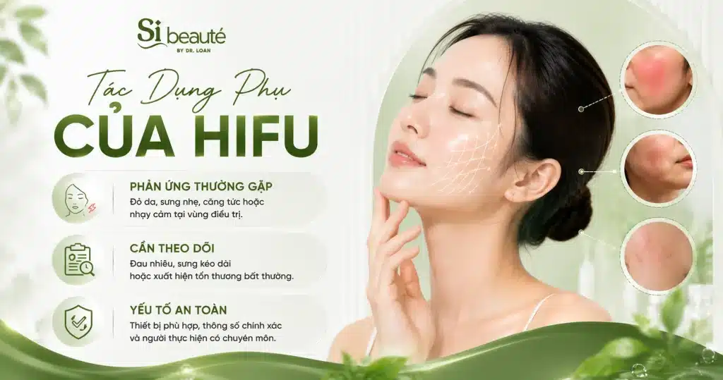 tác dụng phụ của Hifu
