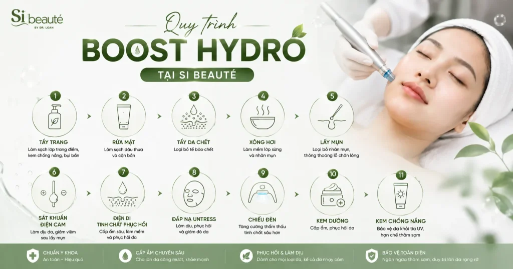 Quy Trình Boost Hydro Tại SI Beauté
