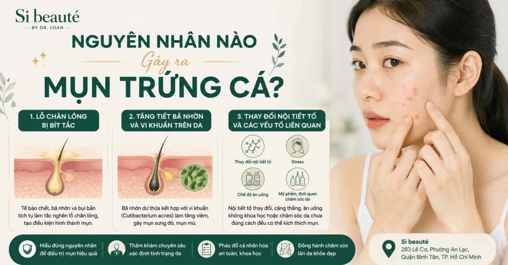 Nguyên Nhân Nào Gây Ra Mụn Trứng Cá?