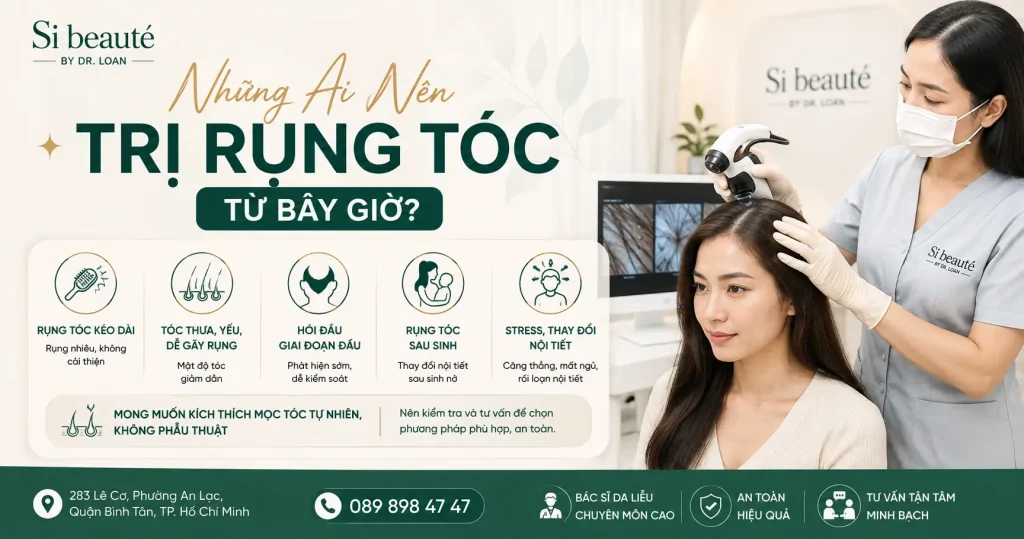Những Ai Nên Trị Rụng Tóc Từ Bây Giờ?