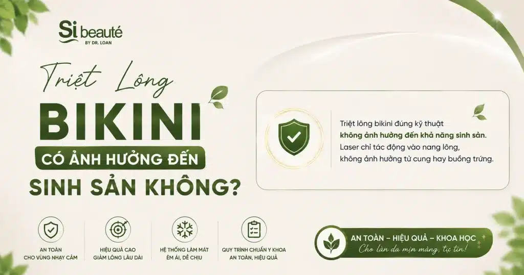 Triệt Lông Bikini Có Ảnh Hưởng Đến Sinh Sản Không?