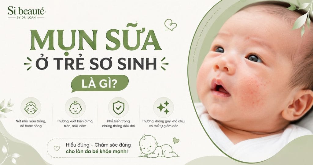 Mụn Sữa Ở Trẻ Sơ Sinh Là Gì?