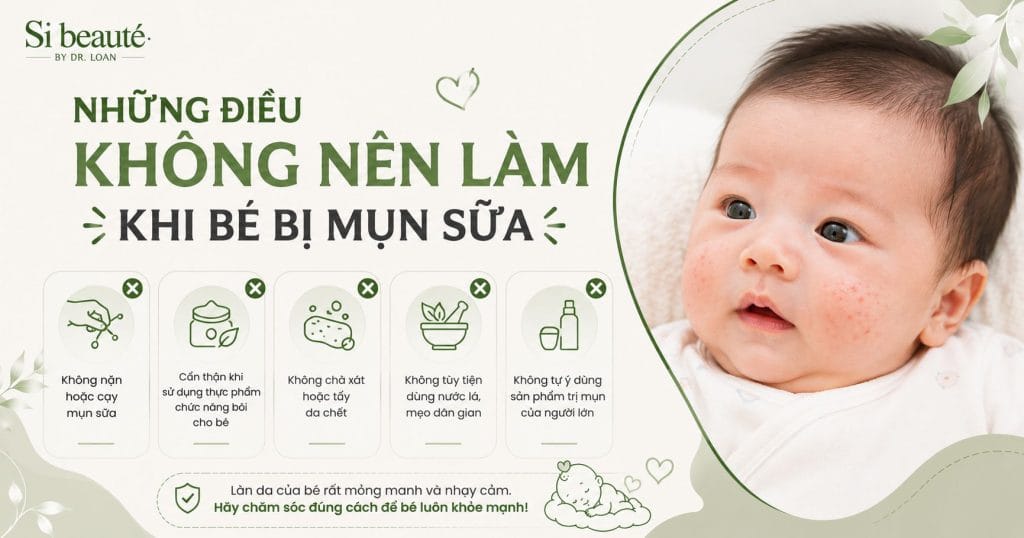 Cách Chữa Mụn Sữa Ở Trẻ Sơ Sinh An Toàn