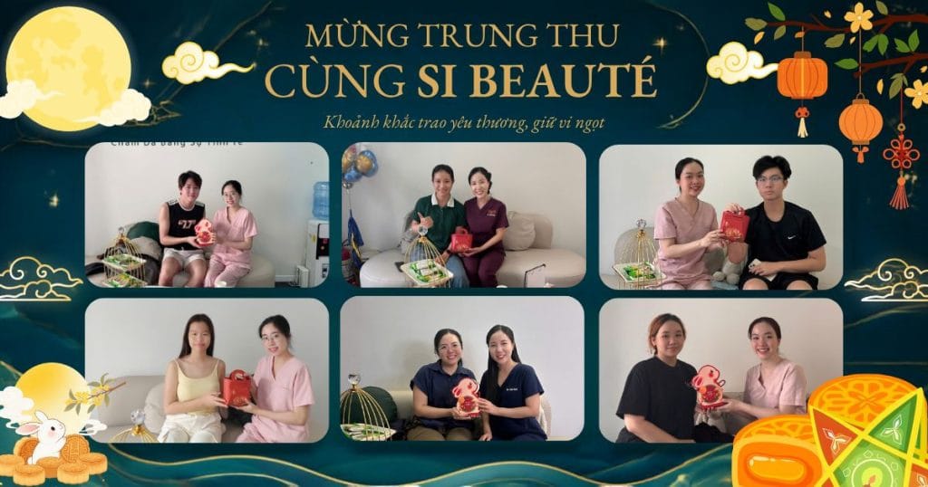Khách Hàng Của Si Beauté Nhận Bánh Trung Thu
