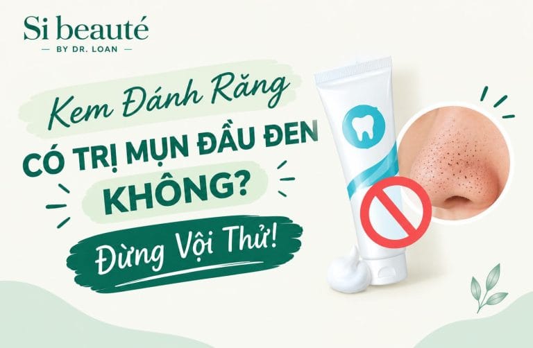 Kem đánh răng có trị mụn đầu đen không? Đừng vội thử!