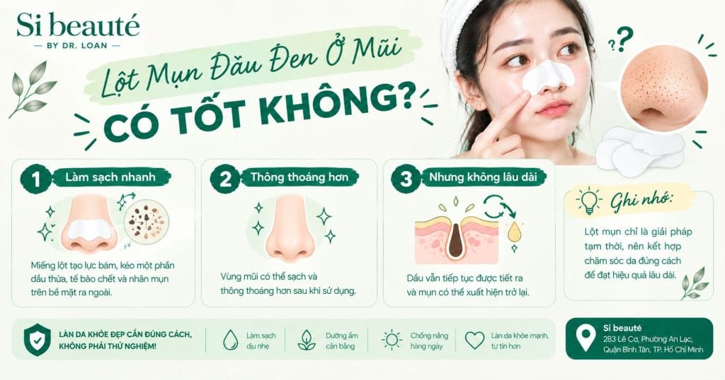 Lột Mụn Đầu Đen Ở Mũi Có Tốt Không?