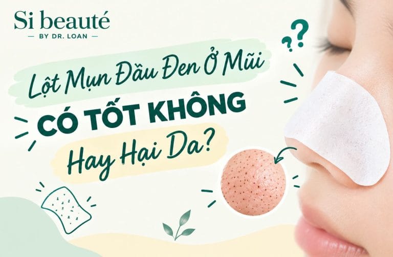 Lột mụn đầu đen ở mũi có tốt không hay hại da?