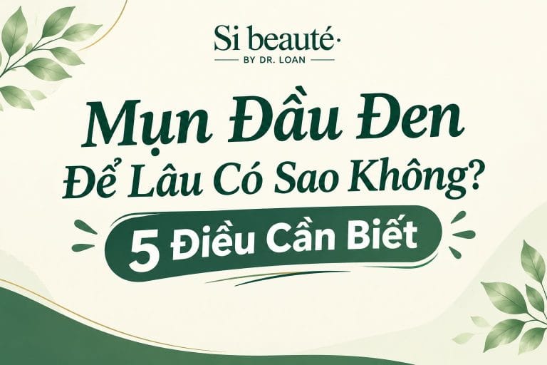 Mụn đầu đen để lâu có sao không? 5 điều cần biết